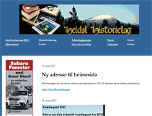 Tablet Screenshot of heidal-historielag.org